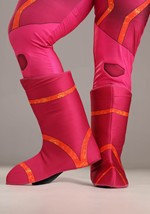 Plus Size Women's Fiery Superhero Costume Alt 4