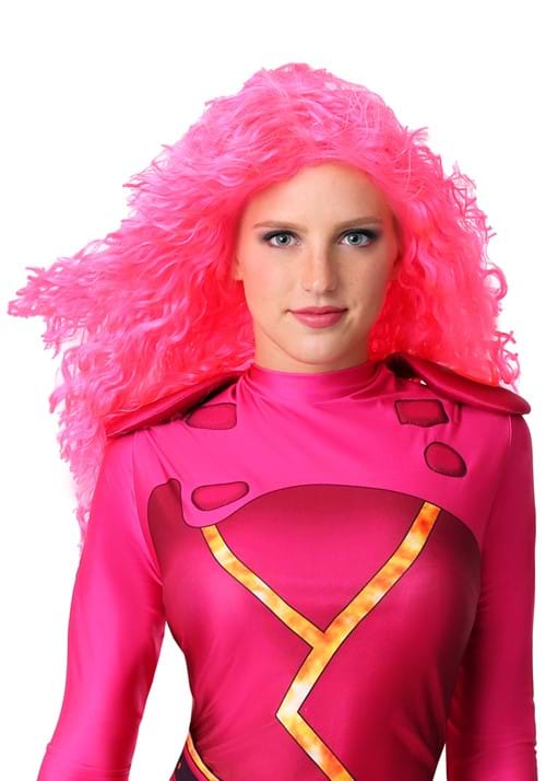 Womens Fiery Superhero Costume Wig