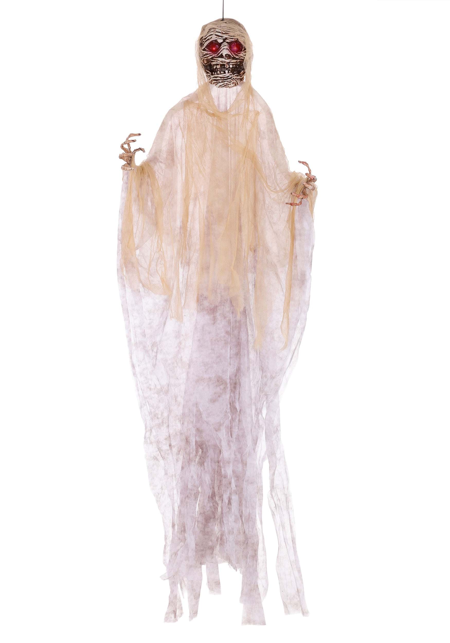 6.5FT Eerie Elmore Ghost Hanging Decoration | Scary Decorations