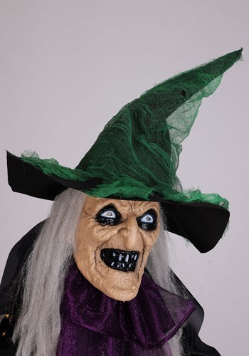 6.5FT Flying Florence Witch Animatronic Decoration | Animatronics