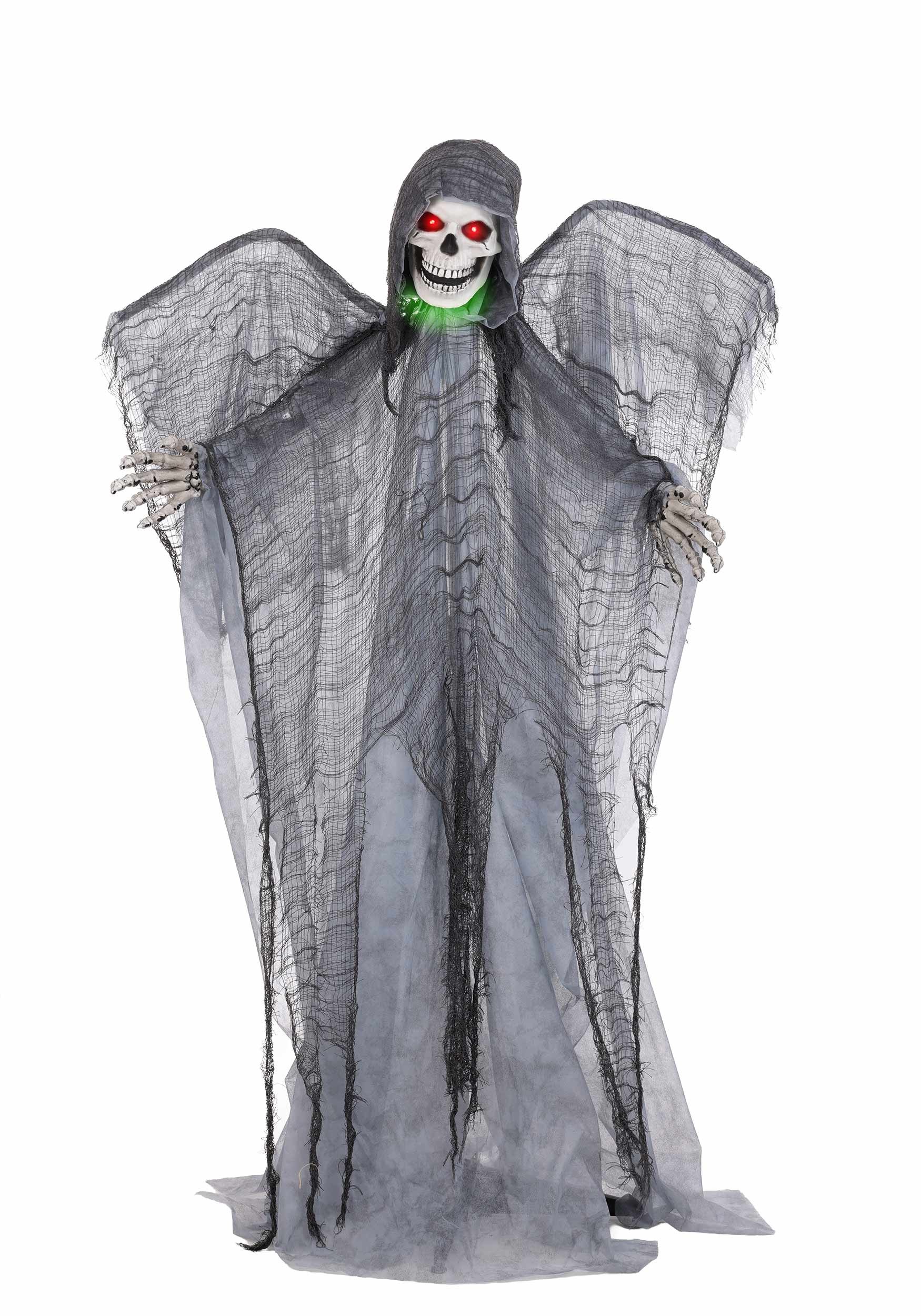 5.5FT Animatronic Gothiel the Winged Reaper Decoration - Scream Saver | Animatronics