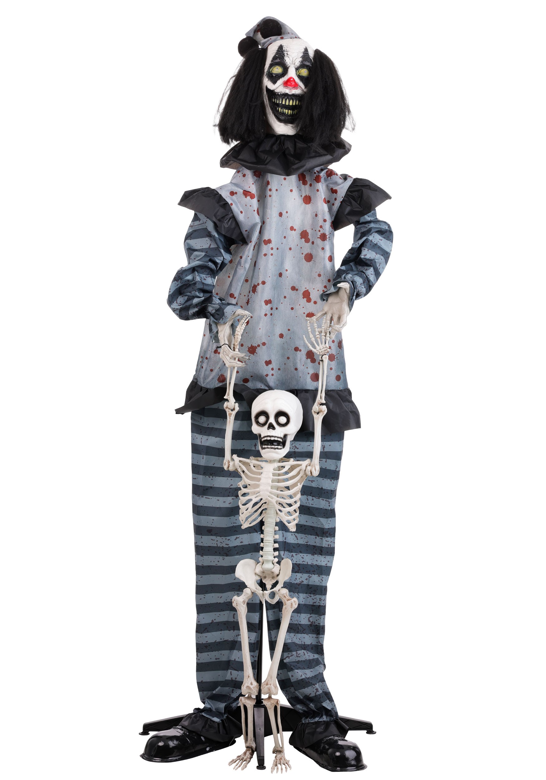 5.5FT Animatronic Puppeteer Pete the Creepy Clown Decoration - Scream Saver | Animatronics