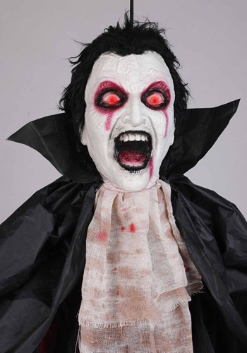 5FT Lucent Lucien Hanging Animatronic Vampire Decoration | Scary Decorations