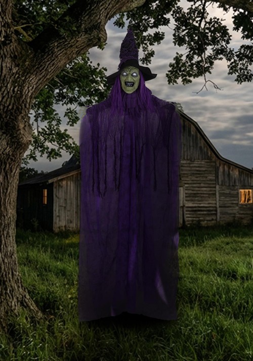 7FT Luxara the Lavender Witch Hanging Decoration