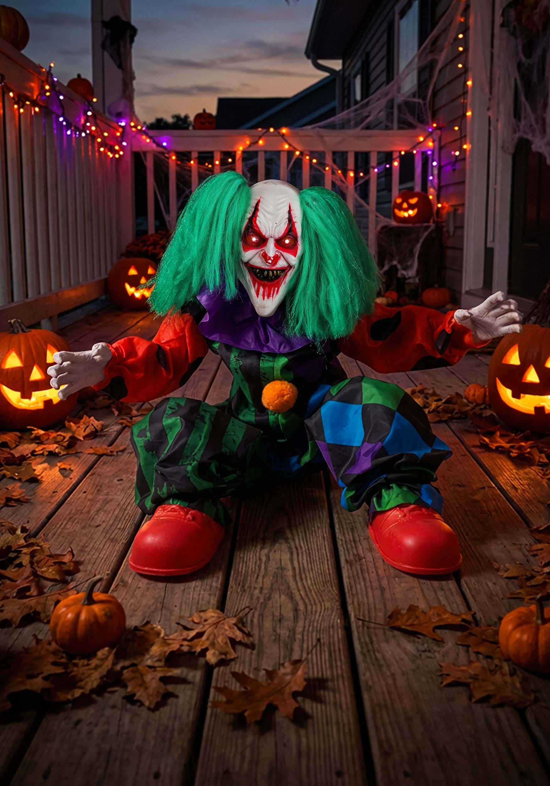 1.5FT Quaking Creed the Clown Animatronic Decoration | Animatronics
