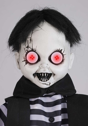 3.25FT Animatronic Emile the Button-Eye Boy Decoration - Scream Saver | Animatronics