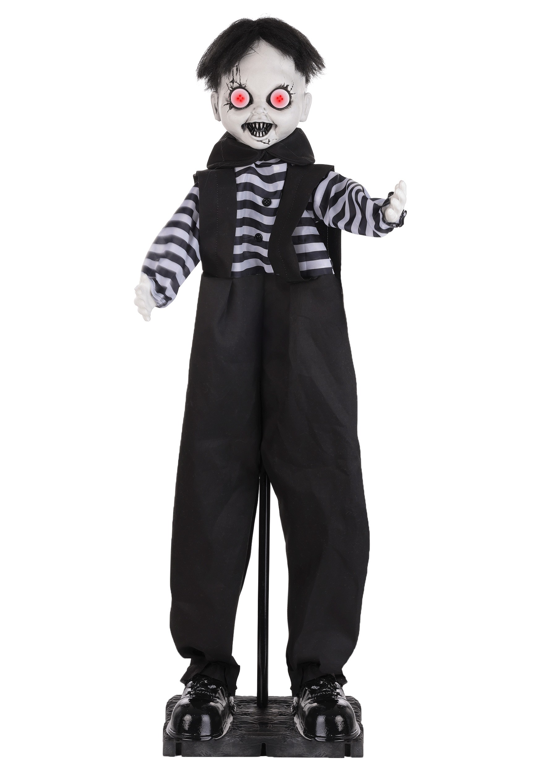 3.25FT Animatronic Emile the Button-Eye Boy Decoration - Scream Saver | Animatronics