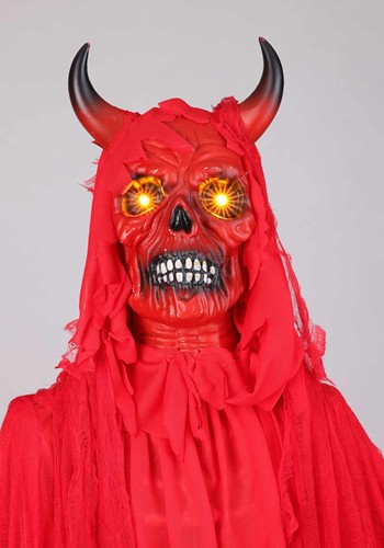 7FT Malakar the Crimson Demon Animatronic Decoration - Scream Saver | Animatronics