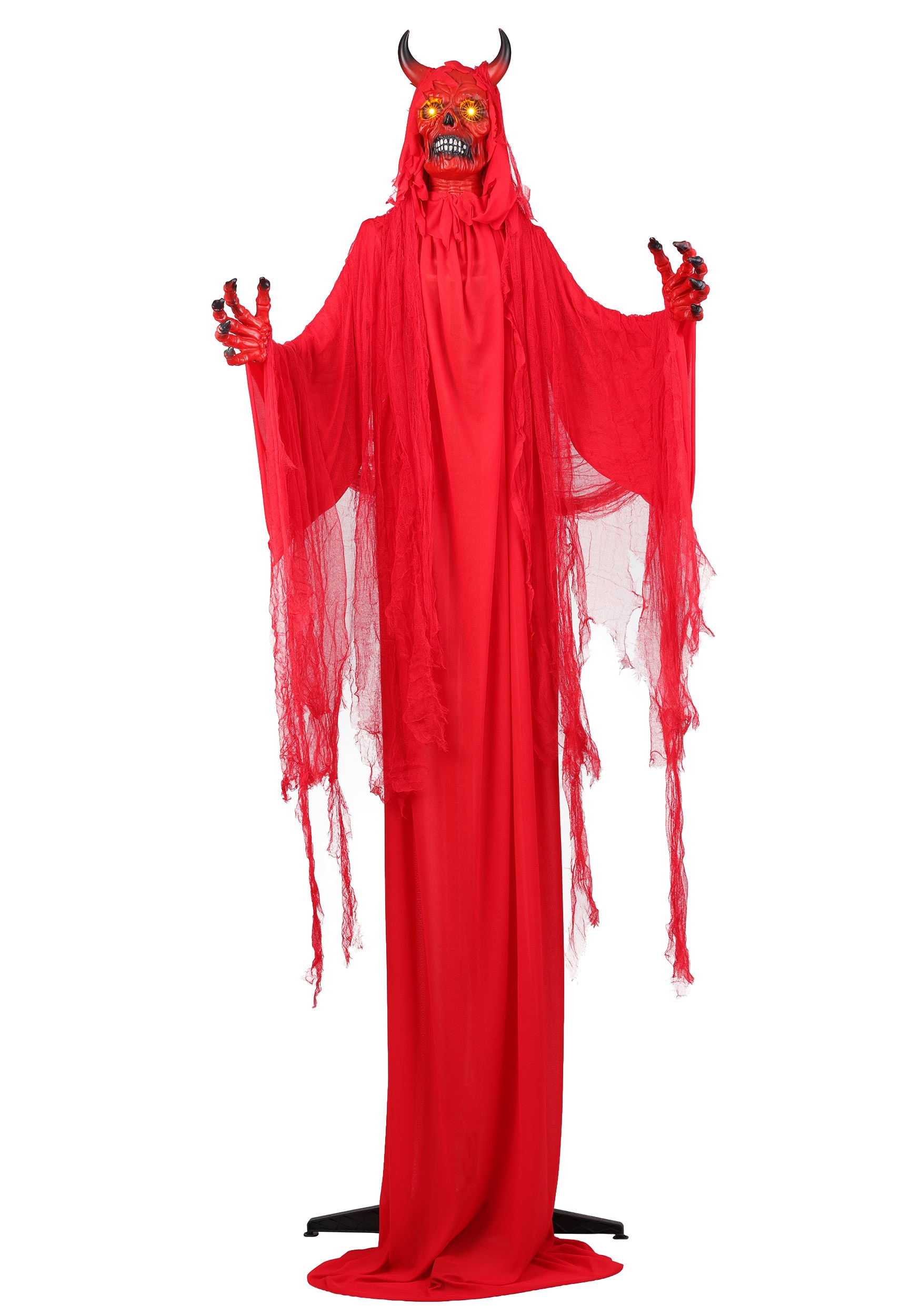 7FT Malakar the Crimson Demon Animatronic Decoration - Scream Saver | Animatronics