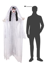 6FT Ghostly Gloria the Hanging Bride Animatronic Decoration 