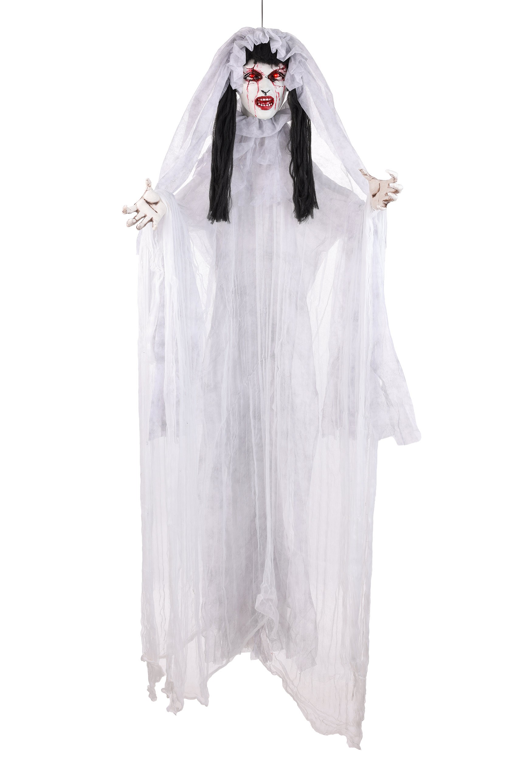 6FT Ghostly Gloria the Hanging Bride Animated Decoration | Animatronics
