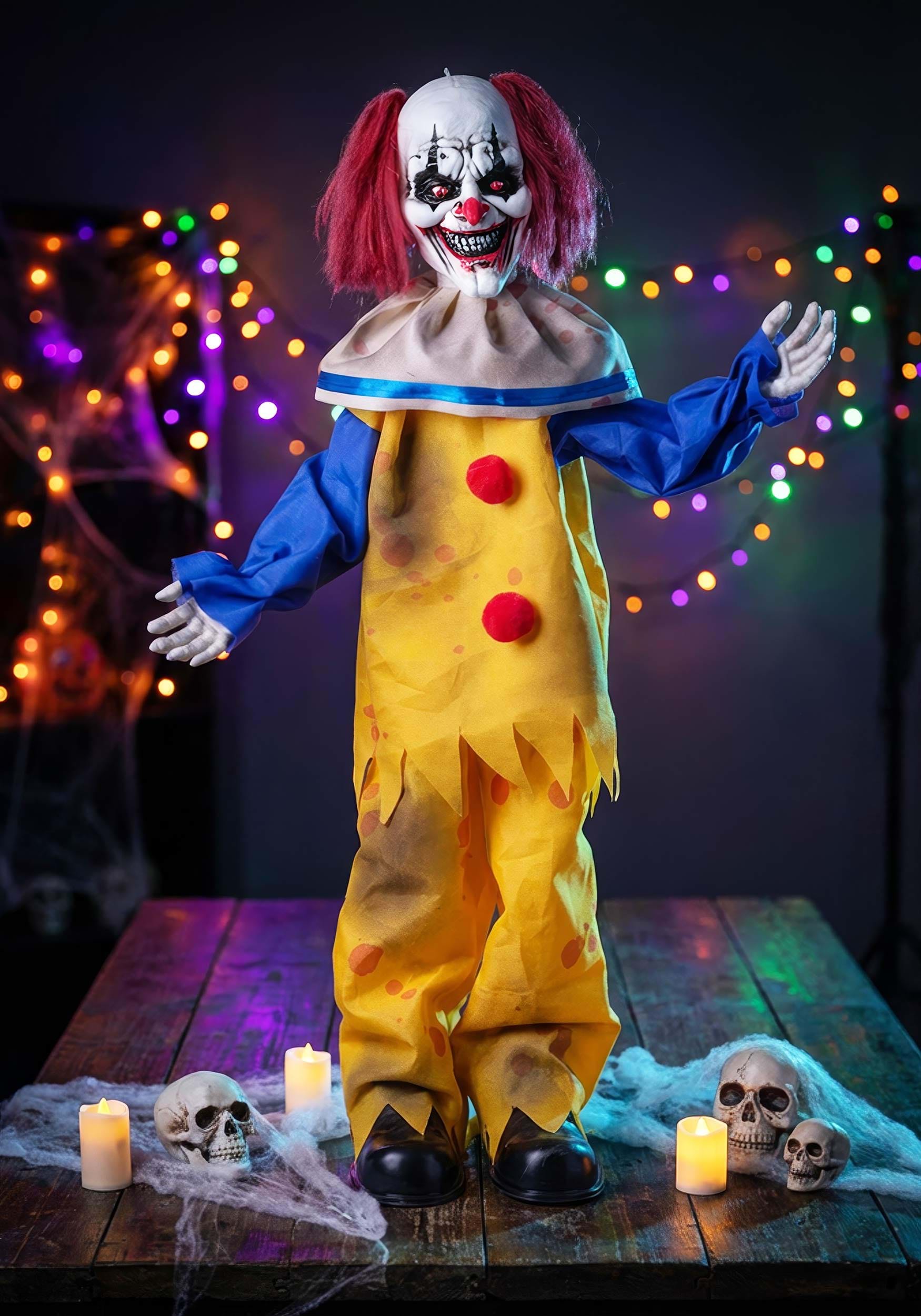 2-3FT Mini Milo the 6-7 Clown Animated Decoration | Animatronics