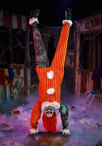 Upsie Davey Handstanding Clown Animatronic