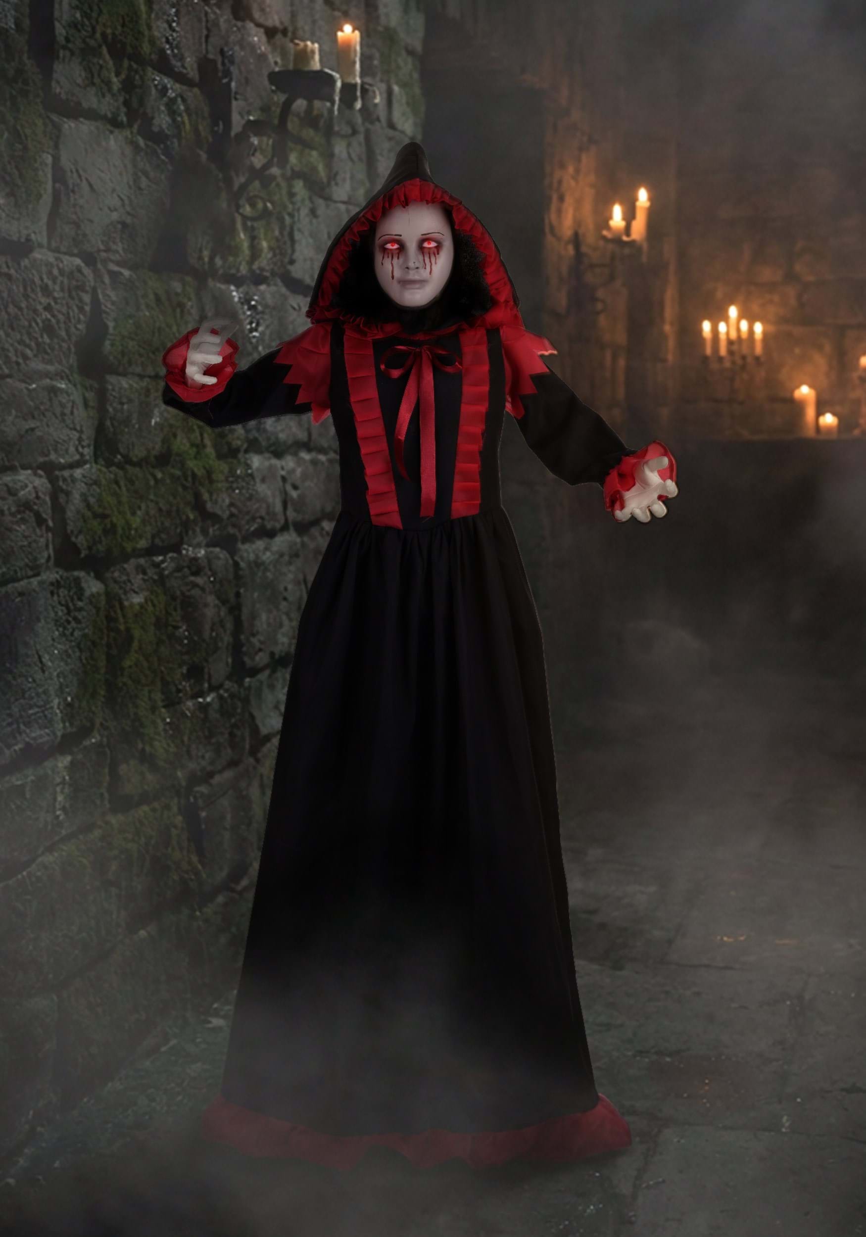 5FT Animatronic Lady Languor Double-Face Decoration - Scream Saver | Animatronics