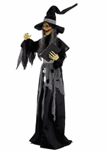 6.5 ft. Auntie Althea the Storybook Witch Animatronic Decora