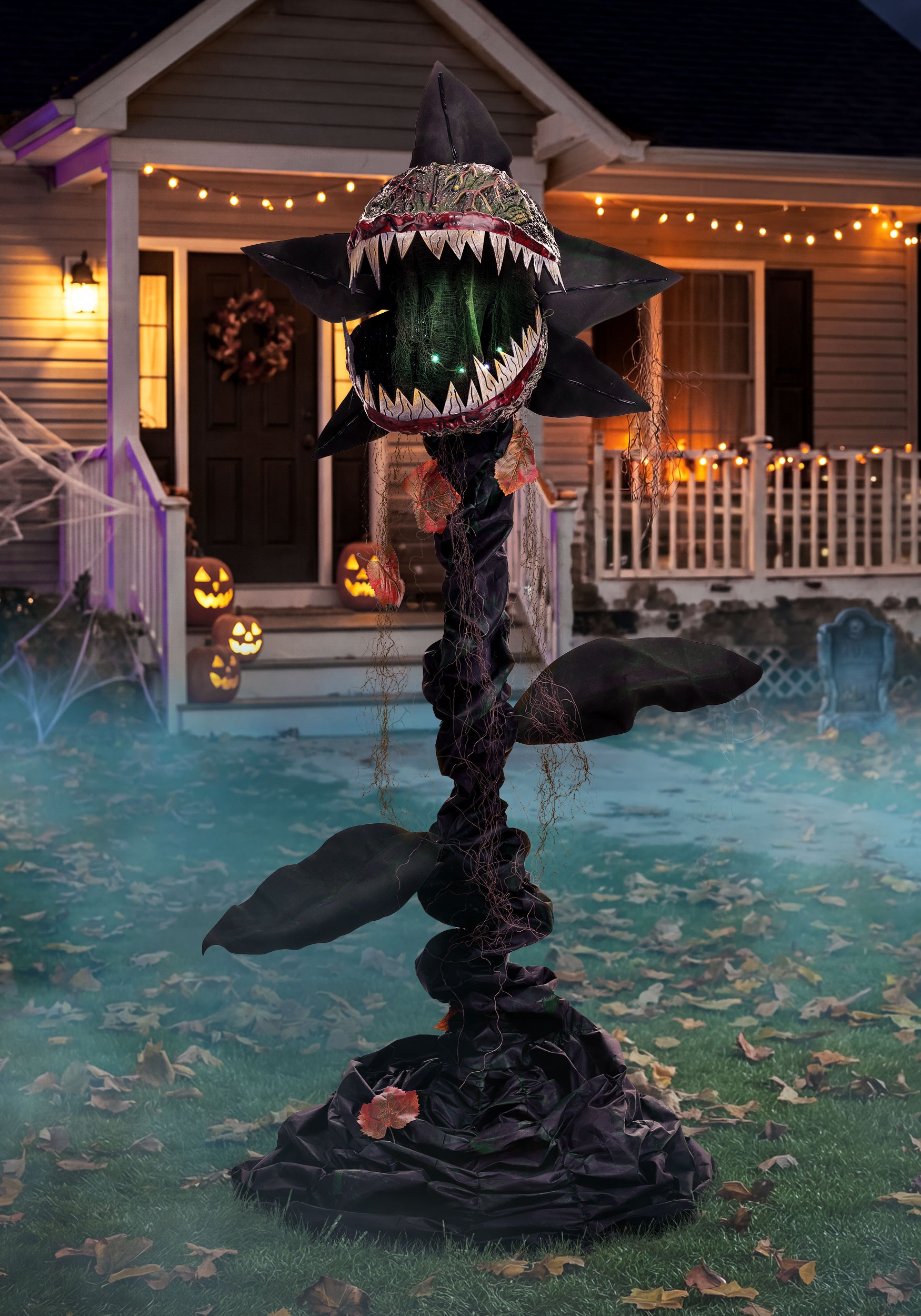 5FT Animatronic Gnashroot the Carnivorous Plant Decoration | Animatronics