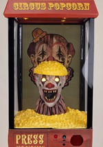 5.7 ft. Kernelias the Popcorn Clown Animatronic Decoration A