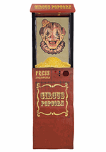 5.7 ft. Kernelias the Popcorn Clown Animatronic Decoration A