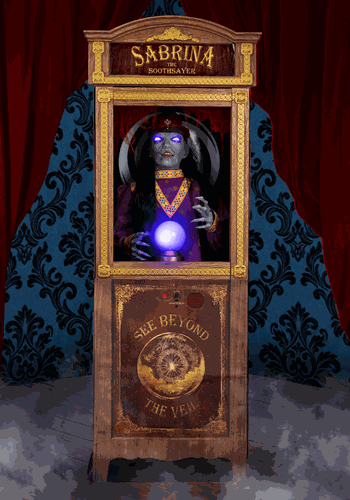 Sabrina the Fortune Teller Animatronic Decoration