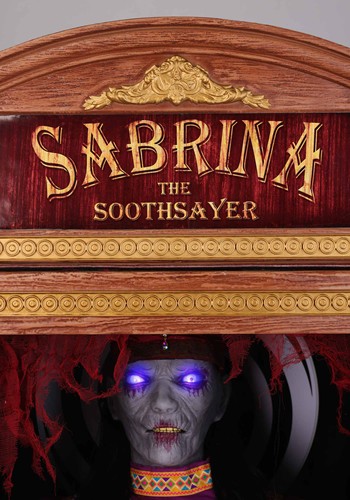 6.1FT Animatronic Sabrina the Fortune Teller Decoration | Animatronics