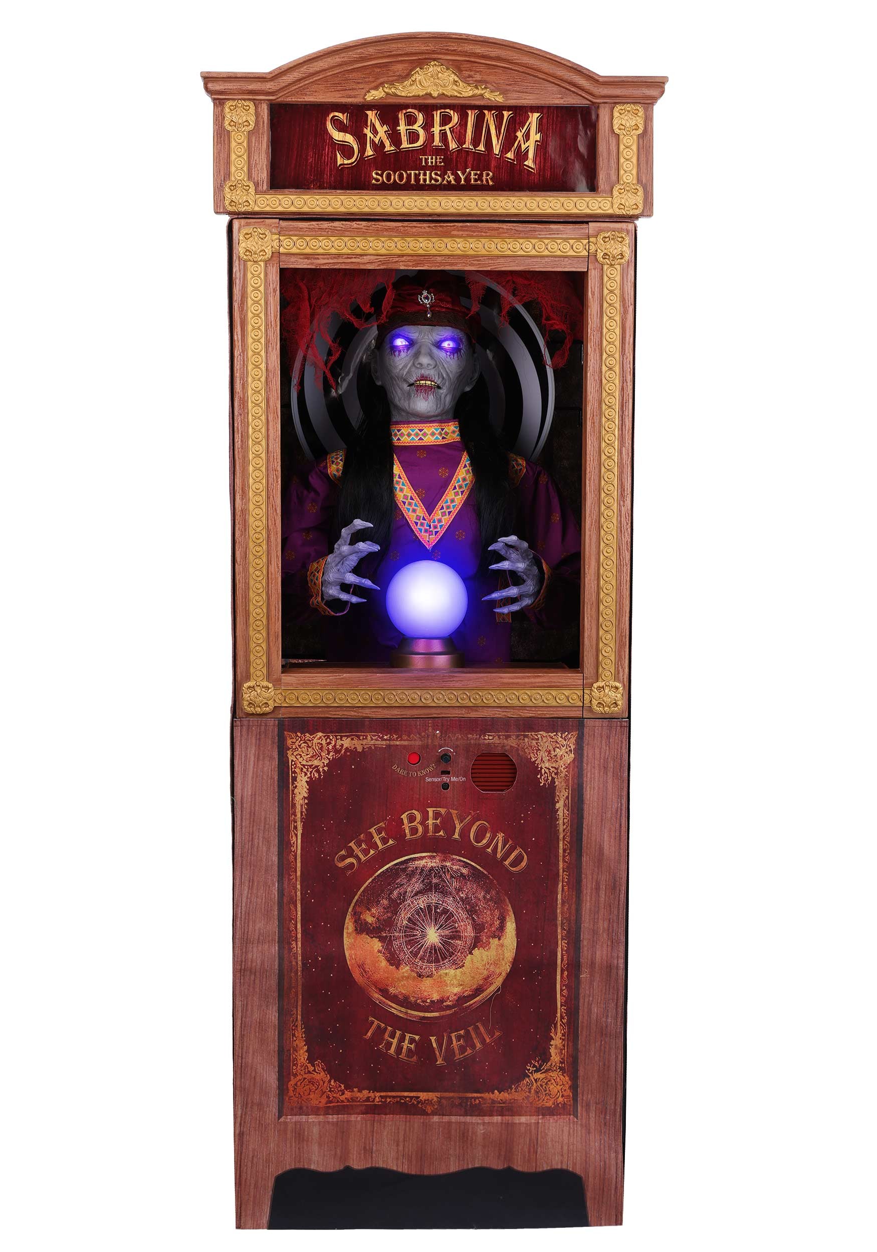 6.1FT Animatronic Sabrina the Fortune Teller Decoration | Animatronics
