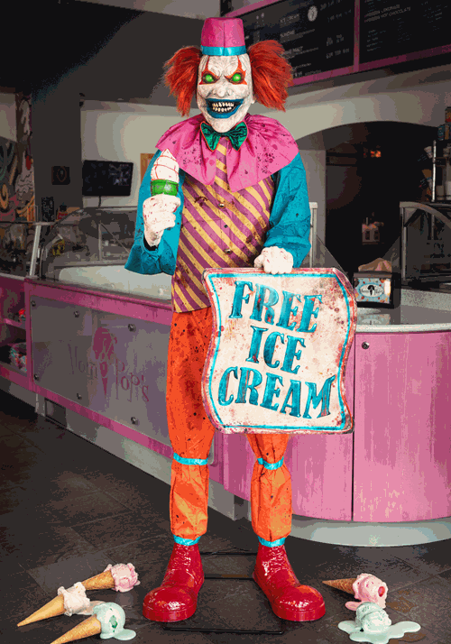 Sweet Treat Saul Ice Cream Clown Animatronic Main 1