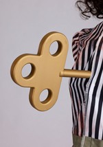 5.6 ft. Haunted Wind-Up Doll Animatronic Decoration Alt 4