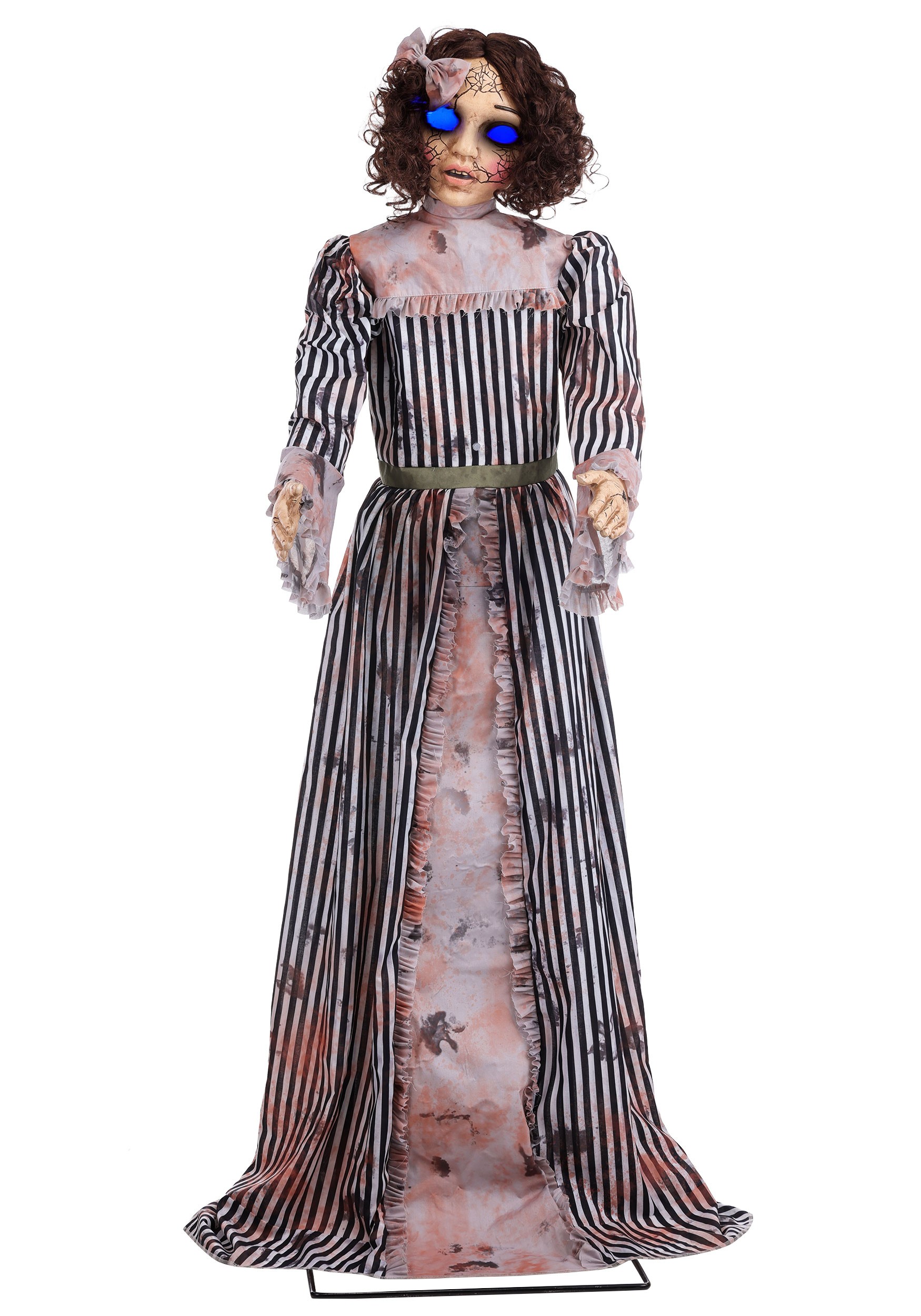 5.6FT Haunted Wind-Up Animatronic Doll Decoration | Animatronics