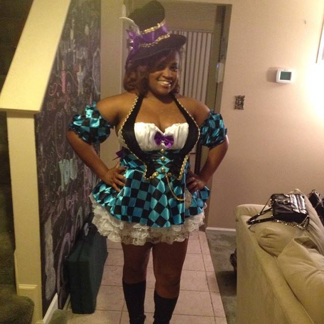 Sexy Checkered Mad Hatter Costume