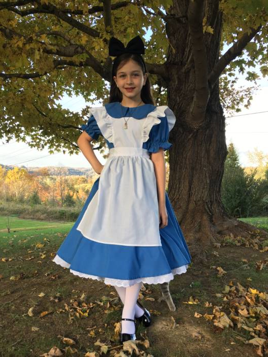 Costume in bad alice wonderland Alice in