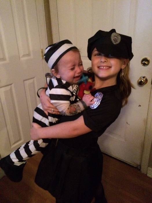 Girls Playtime Police Costume