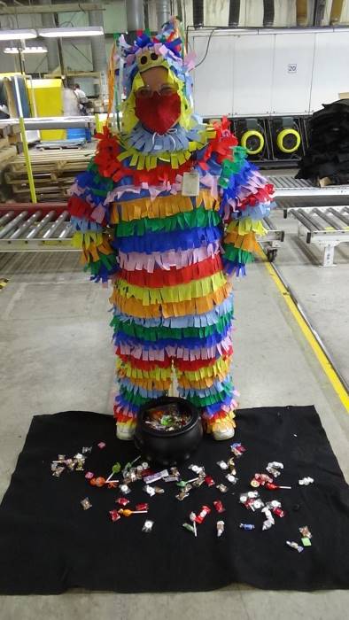 Adult Colorful Piñata Costume