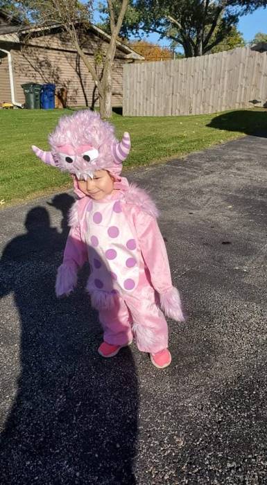 Infant/Toddler Lil Pink Monster Costume
