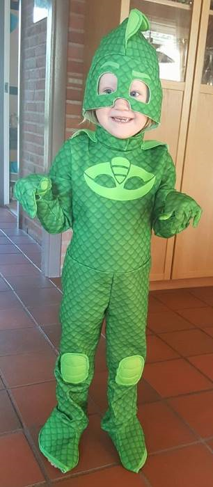 Boys Deluxe PJ Masks Gekko Costume | Kids Halloween Costume