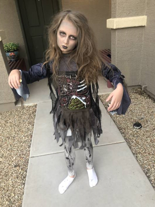 💀Zombie Costume For Halloween🧠(For Girls)