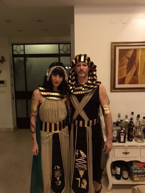 Large Bodysocks Egyptian Pharaoh Emperor Men's Costume 