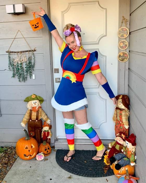 Adult Rainbow Brite Costume Women's Halloween Costume, Rainbow Brite Dress  for Halloween and Cosplay X-Small : : Clothing, Shoes & Accessories