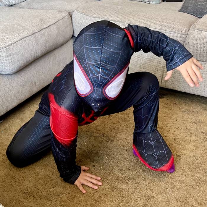 3-9 Years Kids Spider-man: Across The Spider-verse Cosplay Costume