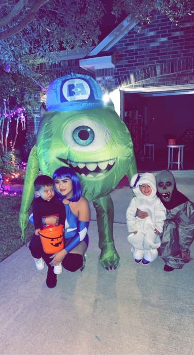 Monsters Inc Mike Wazowski Inflatable Adult Costume