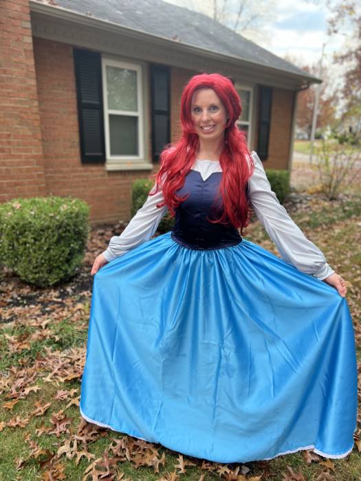 Disney Women's The Little Mermaid Ariel Blue Dress Costume