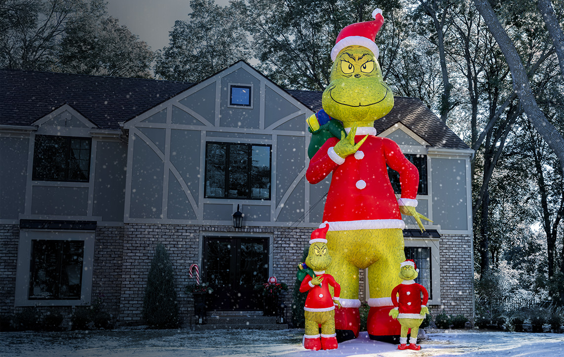 Grinch Xmas Decorations