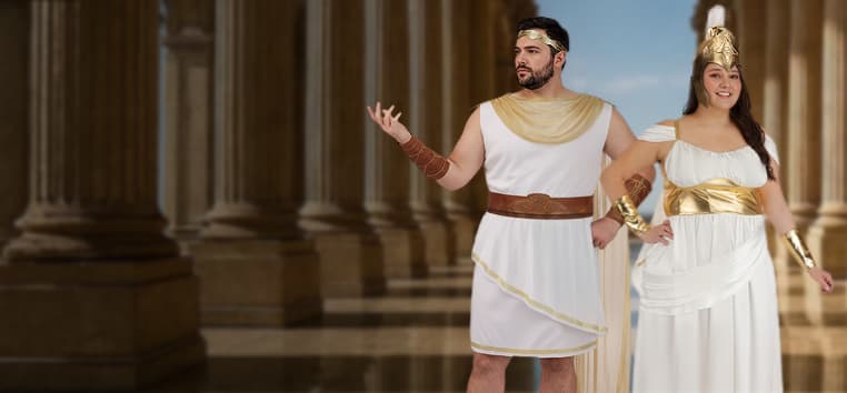 Plus size Toga costumes